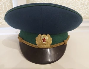 Sowjetische sehr seltene Militär Mütze Kappe Offizier. Armee UdSSR. Original. Größe 57 - Bild 1 von 24