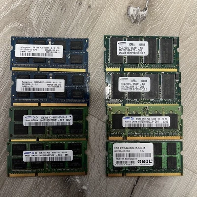 Größe Auswahl 1..2GB RAM Laptop Arbeitsspeicher/ Preis pro Stück!! - Bild 1 von 3