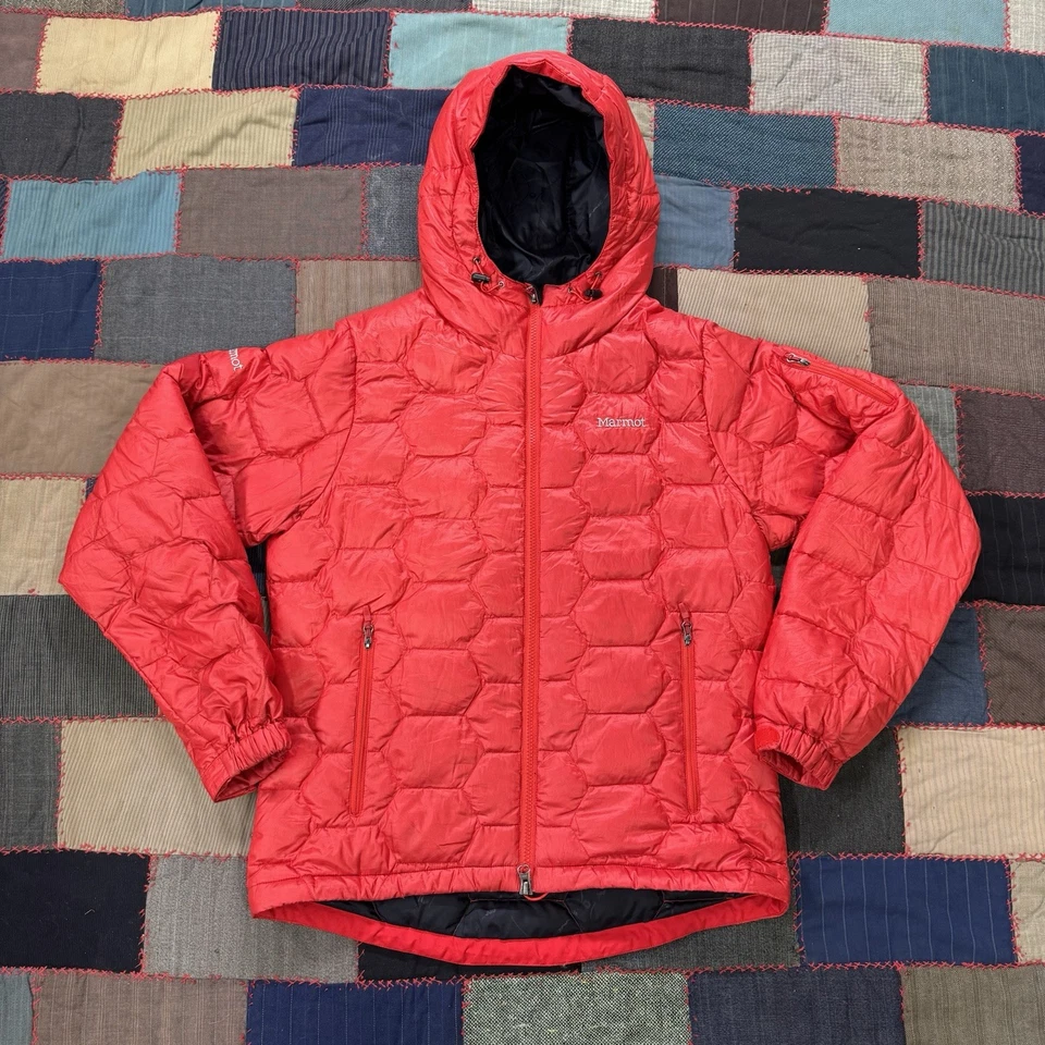 Chaqueta de Relleno Marmot Red Extremity Senderismo Ligera Embalable 800 Para Hombre Talla M Foto 1 de 4
