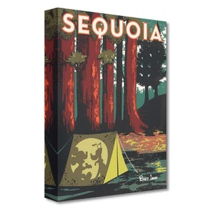 Sequoia 24Hx18W Disney Fine Art by Bret Iwan - Picture 1 of 1
