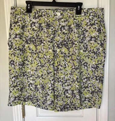Pantalones Cortos de Pesca Greg Norman Attack Life Multi Verde/Gris Estampado Para Hombre Talla 38 Nuevo Foto 1 de 3