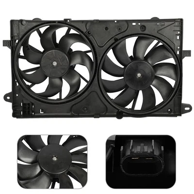 Cooling Fan Assembly For 2014-2017 Buick Regal Chevrolet Impala 2013-2016 Malibu Foto 1 de 4