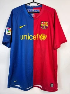 FC BARCELONA 2008 2009 HOME SHIRT NIKE #21 HLEB 266784-655 SIZE L - Picture 1 of 6