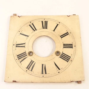 Wooden Clock Dial 8-5/8 by 9 inches - Antique - XC313 - Picture 1 of 2