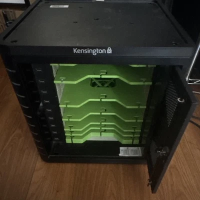 Kensington K67862AM 10-Tablet Charge & Sync Cabinet – Lockable Pre-Owned W/ KEYS - Image 1 of 4