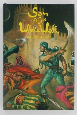 Son Of The White Wolf Robert E Howard 1st Ed Fax 1977 HCDJ Marcus Boas VF Foto 1 de 4