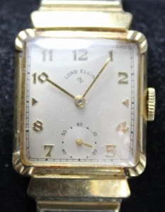Lord Elgin 626 21j 14k Gold Filled Watch - Vintage - Parts/Repair - Picture 1 of 7