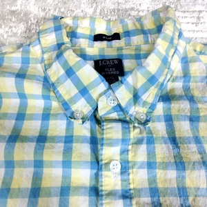 J. Camisa Crew Para Hombre Talla 2XL Guinga Cuadros Ajustada Oxford Manga Larga Botón XXL - Imagen 1 de 9