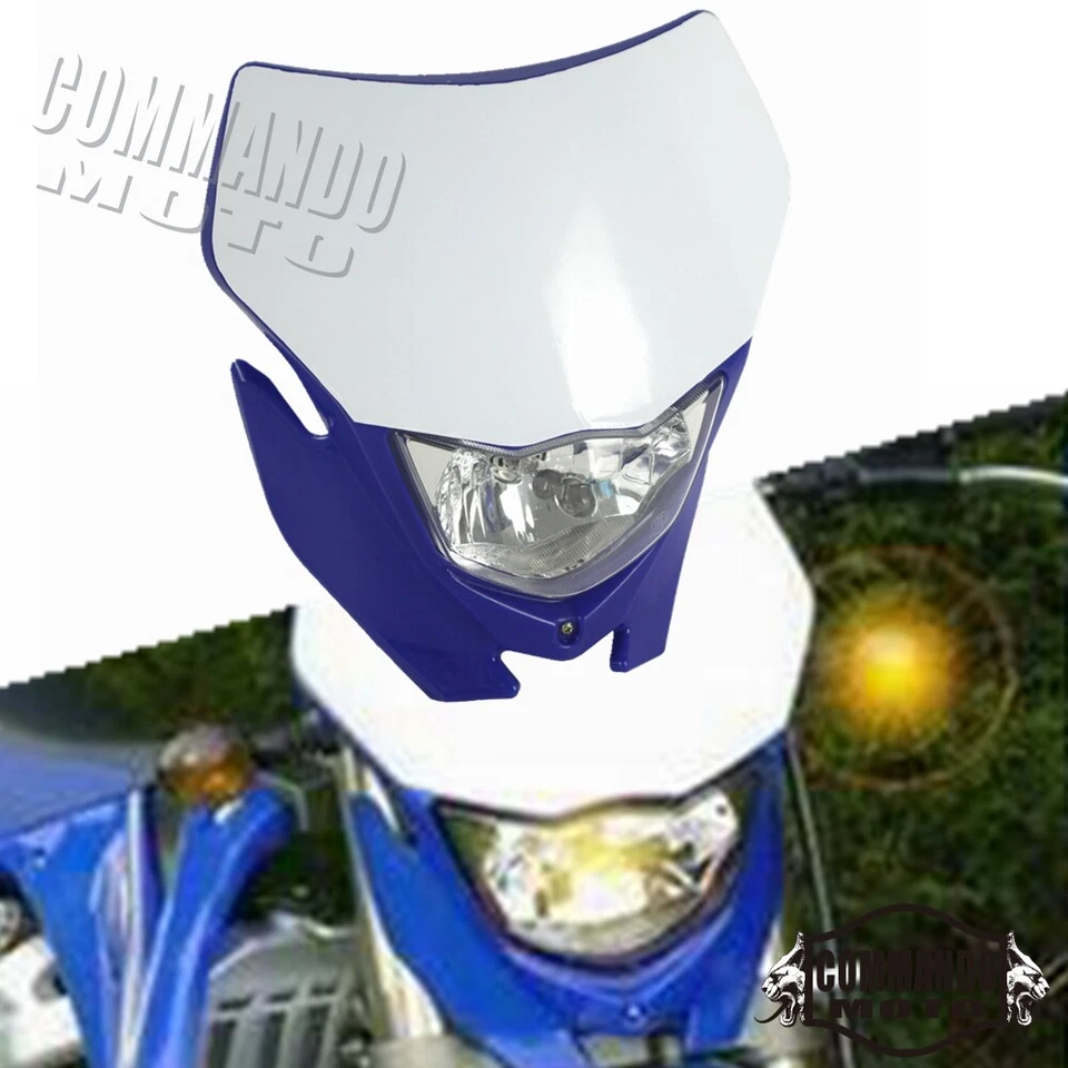 Motocross Headlight For YAMAHA WR250F WR450F TTR225 TTR230 TTR110 YZ125 250 450 - Image 1 of 4