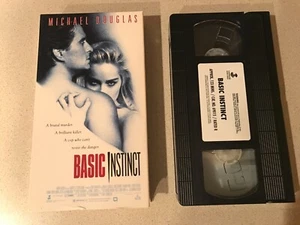 Basic Instinct (VHS, 1992) Michael Douglas, Sharon Stone - Picture 1 of 3