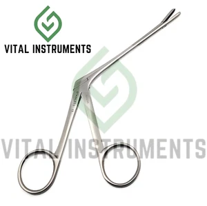 Alligator Oval Cup Forceps 3.5" Shaft 2x10mm ENT Nasal Instrument Stainless CE - Picture 1 of 1