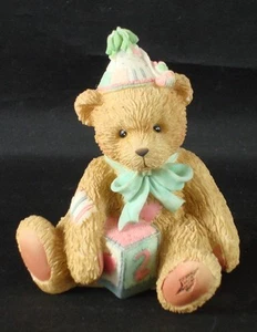 Cherished Teddies Figurine AGE 2 "Two Sweet Two Bear" 1992 - Picture 1 of 3