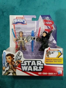 Star Wars Galactic Heroes Rey Resistance Outfit Kylo Ren Playskool Brand New! - Picture 1 of 5