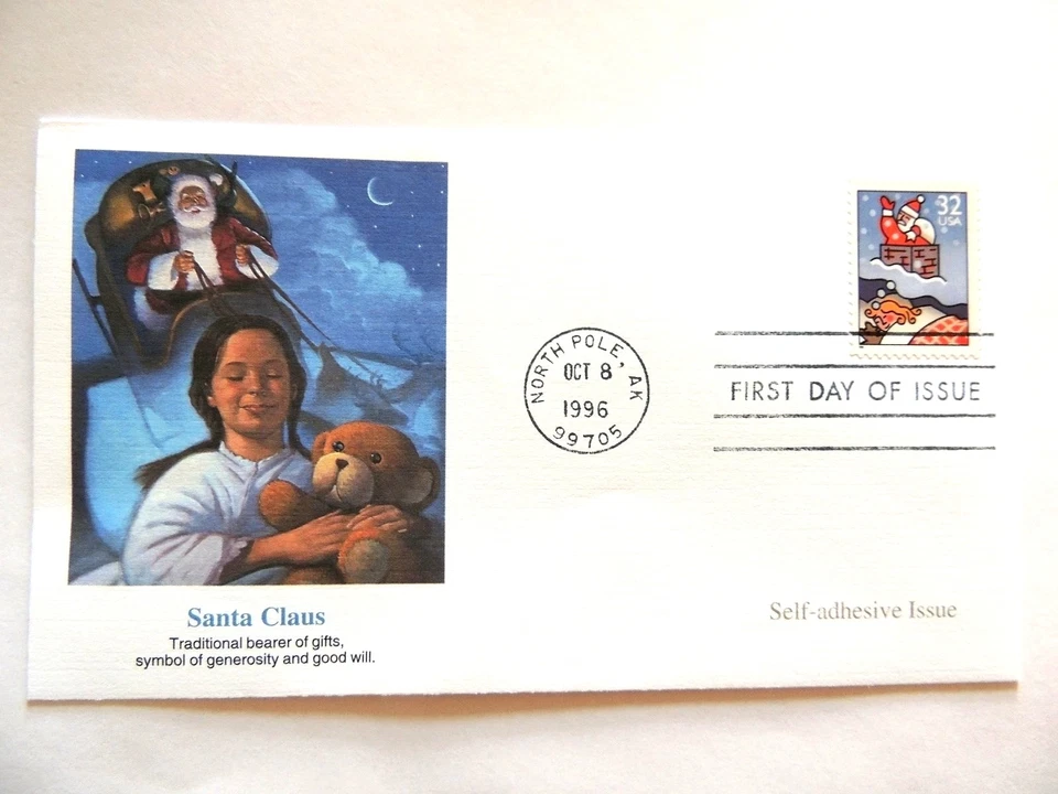 October 8th, 1996 "Santa Claus" First Day Issue Lot #1 - Image 1 of 1