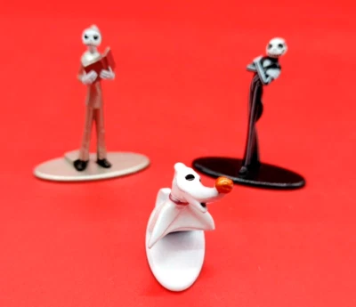 Nano Metalfigs Pesadilla Antes De Navidad - Pijama Jack/Zero/Jack Skellington Foto 1 de 4