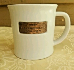 2010 Starbucks Copper Plate 16 oz Coffee Mug - Picture 1 of 5