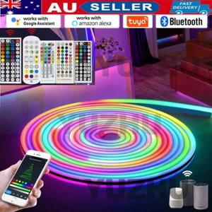 RGB White LED Strip Neon Rope Lights Dimmable Waterproof 12V Tube Bar Sign Light - Picture 1 of 38
