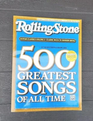 ROLLING STONE 500 GREATEST SONGS OF ALL TIME VOL 2-Guitar Classics-67 Selections - Image 1 of 4