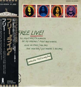 Free - Free Live '74 LP JAPAN Reissue!! Came with japanese insert & OBI - Picture 1 of 6