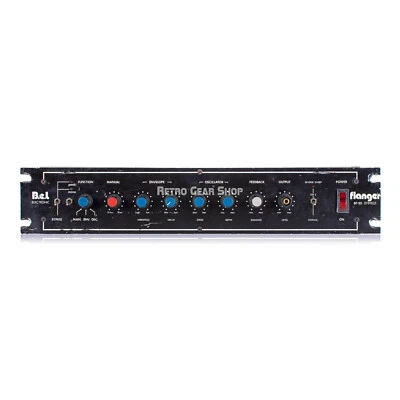 B.E.L Electronic BF-20 Stereo Flanger Effect Unit Racked Vintage Rare BEL BF20 - Image 1 of 4