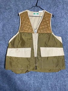 Vintage Game Winner Sportswear Vest Mens Large Hunting Duck Quail Bird Flaw* - Picture 1 of 18