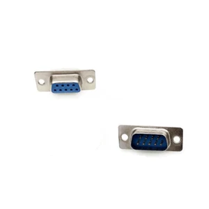2pc DB9 Macho Hembra RS232 9Pin Wire Solder DIY Serial Port Plug Connector - Imagen 1 de 3