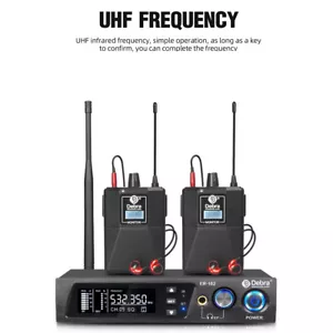 ER-102 Singal Channel UHF In Ear Monitor Wireless Multiple Transmitter Concerts - Picture 1 of 10