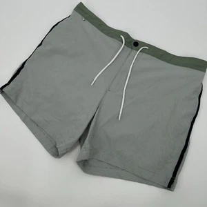 Vineyard Vines Swim Shorts Mens XL Green Mesh Lined Trunk Beach Drawstring Waist - Picture 1 of 9