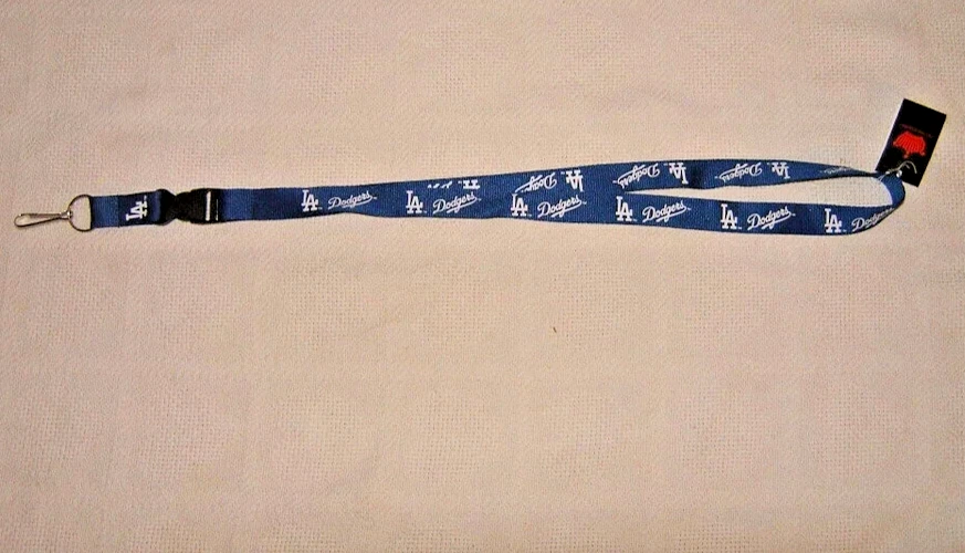 Baseball LA Los Angeles Dodgers MLB Lanyard 22" Key Chain ID Holder NWT - Image 1 of 1