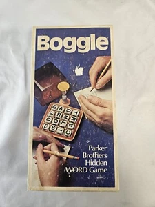 Vintage Boggle Hidden Word Game 1976 Parker Brothers Complete - Picture 1 of 7