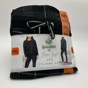 Honeydew Pajamas Women’s 2XL, Black Plaid Plus PJ Set NWT - Picture 1 of 6