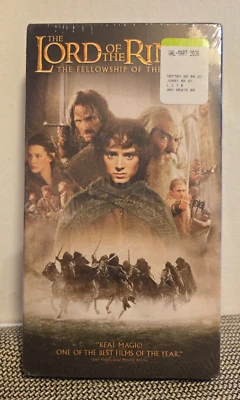 Lord of the Rings: the Fellowship of the Ring (VHS, 2001) NEW, Sealed - Image 1 of 3
