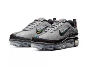 Nike Air VaporMax 360 Metallic Silver Iron Grey Mens UK Size 8 CK2718 004 *RARE* - Picture 1 of 8