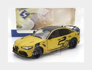 1:18 SOLIDO Alfa Romeo Giulia Gta Nagemaakt 2022 Yellow Black SL1806905 Modelba - Imagen 1 de 2