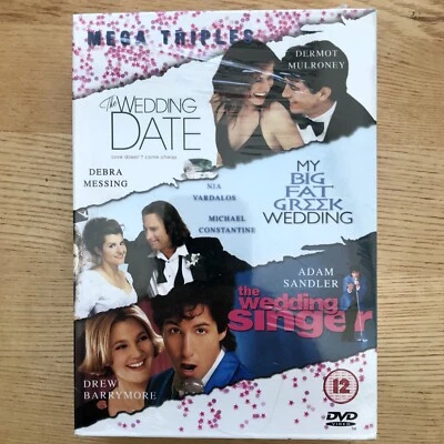 Wedding Date / Wedding Singer / Big Fat Greek Wedding DVD Box Set NEW SEALED - Image 1 of 4