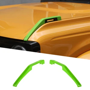 2pcs Light Green Engine Hood Hinge Cover Trim For Ford Bronco 2021+ Accessories - Imagen 1 de 9