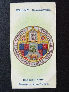 No.79 BERWICK UPON TWEED Borough Arms 2nd Ed (51-100) by W.D.& H.O.Wills 1906 - Picture 1 of 1
