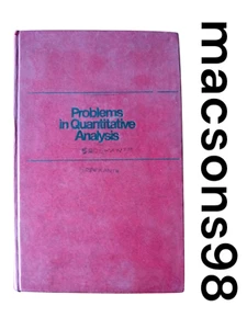 Problems in Quantitative Analysis by A. Musakin Mir Publishers Moscow 1975 - Picture 1 of 24