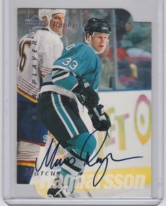 1995-96 UPPER DECK BE A PLAYER MARCUS MAGNARSSON AUTO BAP SIGNATURE DIE CUT S164 - Bild 1 von 1
