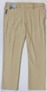 Roundtree & Yorke Performance Andrew gerade Passform flache Vorderseite Herrenhose NEU - Bild 1 von 2