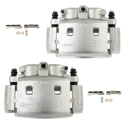 For 2003-2008 DODGE RAM 3500 2011 RAM 4000 Pair Brake Calipers w/Bracket Rear Foto 1 de 4