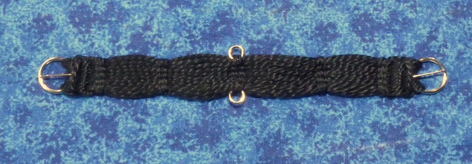 Unicornio Mujer Negro Western Tejido Cinch Circunferencia 1/9 Miniatura Escala Modelo Caballo Foto 1 de 1