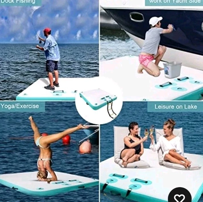 🛥️NEW ob~Tonkaum~6.5ft X 9ft Work Dock Or Pleasure Platform~Swimming~Float🚤👀 - Image 1 of 4
