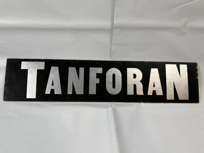 Vtg 50s 60s TANFORAN Cardboard Horse Race Track Advertising Sign - Image 1 of 4