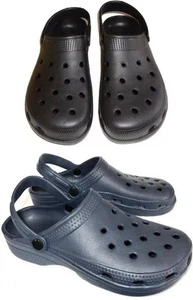 HERREN SCHWARZ CLOGS ORTHOPÄDISCH NHS KRANKENHAUS KÜCHE GARTEN KRANKENSCHWESTER SCHUH SANDALE 7-12 - Bild 1 von 26