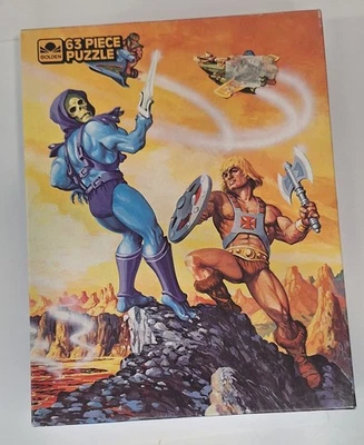 Vtg 1983 Masters Of The Universe He Man Puzzle Complete King Of The Mountain - Image 1 of 4