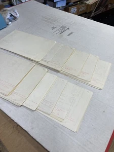 12 VINTAGE DIMENSIONED DRAWING CHART LIGHT STEAM POWER KIRK MICHAEL ISLE OF MAN - Picture 1 of 13