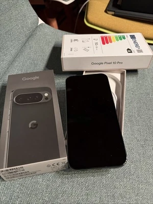 Google Pixel 10 Pro 256GB Obsidian Black - Bild 1 von 4