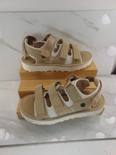 UGG SANDALI DONNA COMODI SICURI BEIGE 4 CINTURINI NUOVI 8 M