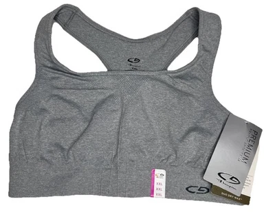 Champion women’s sports bra gray athletic X XL Duo Dry Max - Image 1 of 4